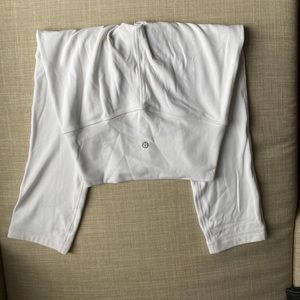 White lululemon leggings… worn one time!